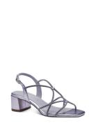 Women Sandals Sandal Med Klack Purple Tamaris