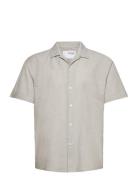 Selected Homme Slhrelaxsun Shirt Ss Resort Grå