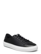 Classic Sneaker -Grained Leather Låga Sneakers Black S.T. VALENTIN