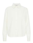 Ihlino Sh2 Tops Shirts Long-sleeved White ICHI