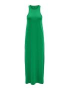 Onlmay Life S/L Long Dress Box Jrs Maxiklänning Festklänning Green ONL...