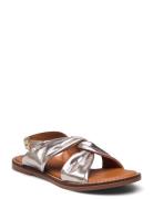 Sandal Platta Sandaler Silver Sofie Schnoor