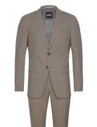 H-Huge-2Pcs-224 Kostym Beige BOSS