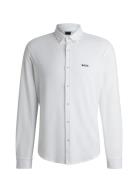 B_Motion_L Tops Shirts Casual White BOSS