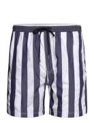 Bs Bahia Regular Fit Swim Shorts Badshorts Navy Bruun & Stengade