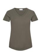 Lr-Any Tops T-shirts & Tops Short-sleeved Grey Levete Room