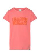 Single Organic Tuvina Tee Tops T-shirts Short-sleeved Pink Mads Nørgaa...