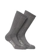 Alpacasocks 2-Pack Lingerie Socks Regular Socks Grey Alpacasocks&Co