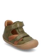 Pom Pom Walkers™ Velcro Sandal Khaki Green