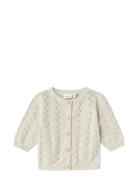 Nmfbanni Ls Knit Card Noos Tops Knitwear Cardigans Grey Name It