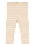 Fixoni Leggings - Y/D Stripe Beige