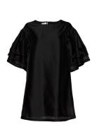 Enola Sleeve Dress Tops Blouses Short-sleeved Black DESIGNERS, REMIX