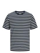 Jack & J S Jjeorganic Basic Tee Ss O-Neck Noos Marinblå