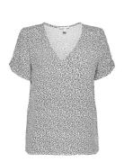 Blouses Woven Tops Blouses Short-sleeved Grey EDC By Esprit