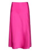 YAS Yaspastella Hw Midi Skirt - Noos Rosa