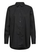 Adinapw Sh Tops Shirts Long-sleeved Black Part Two