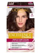 L'oréal Paris Excellence Color Cream Kit 4 Brown Beauty Women Hair Car...