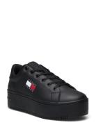 Tjw Flatform Ess Låga Sneakers Black Tommy Hilfiger