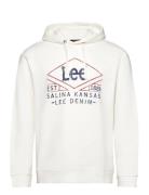 Hoodie Tops Sweat-shirts & Hoodies Hoodies White Lee Jeans