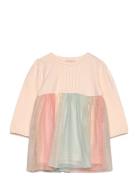 Minymo Dress Ls W. Tulle Rosa