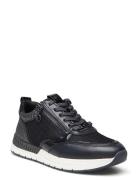 Women Lace-Up Låga Sneakers Navy Tamaris