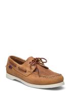 Docksides Crazy H W Skor Platta Brown Sebago