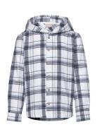 Shirt Ls Check Tops Shirts Long-sleeved Shirts Blue Minymo