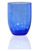 Straight Tumbler Home Tableware Glass Drinking Glass Blue Anna Von Lip...