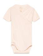 Copenhagen Colors Baby Rib Jersey Body Crossover W. Ss Rosa