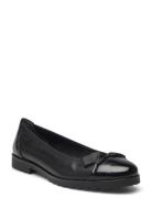 Woms Ballerina Ballerinaskor Ballerinas Black Tamaris