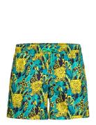 Let´s Get Tropical Swim Shorts Badshorts Green Happy Socks