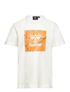 Hmladam T-Shirt S/S Tops T-shirts Short-sleeved White Hummel