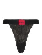 Thong Lace Stringtrosa Underkläder Black HUGO