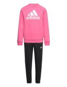 Lk Bos Jog Fl Sets Sweatsuits Pink Adidas Sportswear