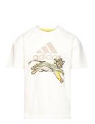 Lk Dy Lk T Tops T-shirts Short-sleeved White Adidas Sportswear