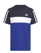 Lk 3S Tib T Tops T-shirts Short-sleeved Blue Adidas Sportswear