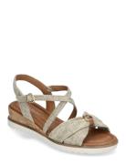 Women Sandals Platta Sandaler Beige Tamaris