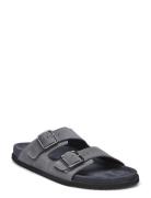 Blake Sandal - Brain Suede Shoes Summer Shoes Sandals Grey Garment Pro...