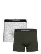 Premium Cotton Stretch Boxer 2P Boxerkalsonger Khaki Green Björn Borg