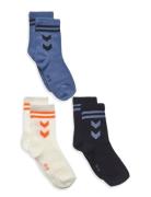 Hmlalfie Sock 3-Pack Sockor Strumpor Navy Hummel