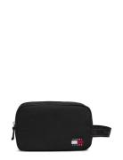 Tjm Essential Daily Washbag Necessär Black Tommy Hilfiger