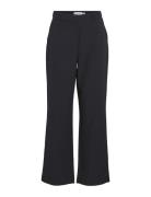 Vila Vimary Hw Straight Pants Svart