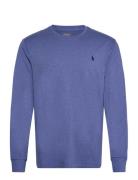 Custom Slim Jersey Long-Sleeve T-Shirt Tops T-shirts Long-sleeved Blue...
