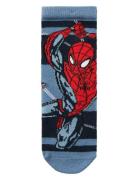 Nmmjumio Spiderman 1P Sock Mar Sockor Strumpor Blue Name It