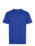 Polo Ralph Lauren Custom Slim Fit Jersey Crewneck T-Shirt Blå