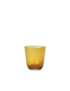 Drikkeglas 'Hammered' Home Tableware Glass Drinking Glass Yellow Brost...