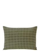 Gingham 45X60 Cm Home Textiles Cushions & Blankets Cushions Green Comp...