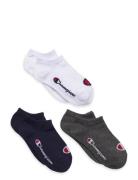 3Pk Sneaker Socks Sockor Strumpor White Champion