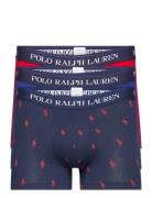 Classic Stretch-Cotton Trunk 3-Pack Boxerkalsonger Blue Polo Ralph Lau...