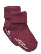 Cotton Socks - Anti-Slip Strumpor Non-slip Red Melton